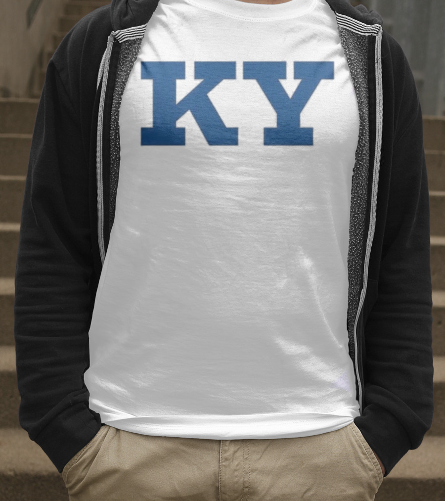 Kentucky KY Bold Blue Letters Iconic State Pride T-Shirt