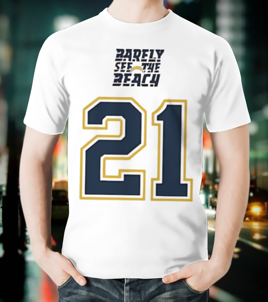 LaDainian Tomlinson San Diego Chargers 21 Barely See The Beach T-Shirt