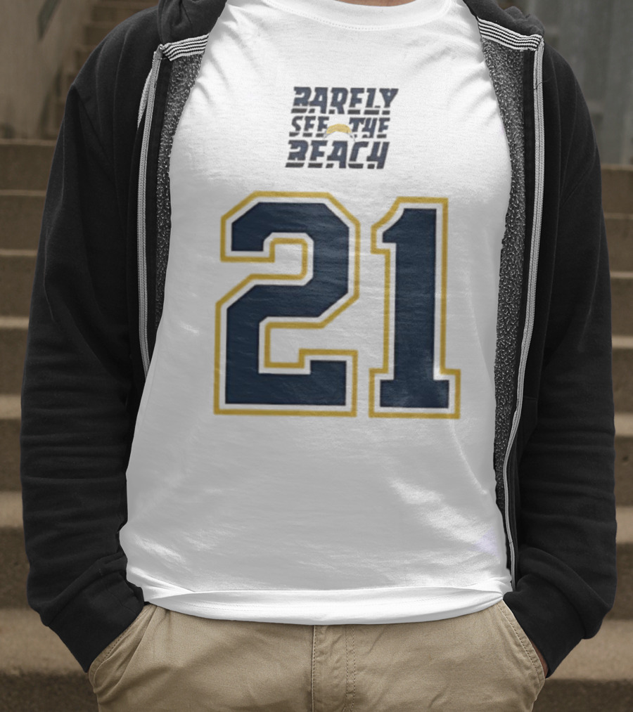 LaDainian Tomlinson San Diego Chargers 21 Barely See The Beach T-Shirt