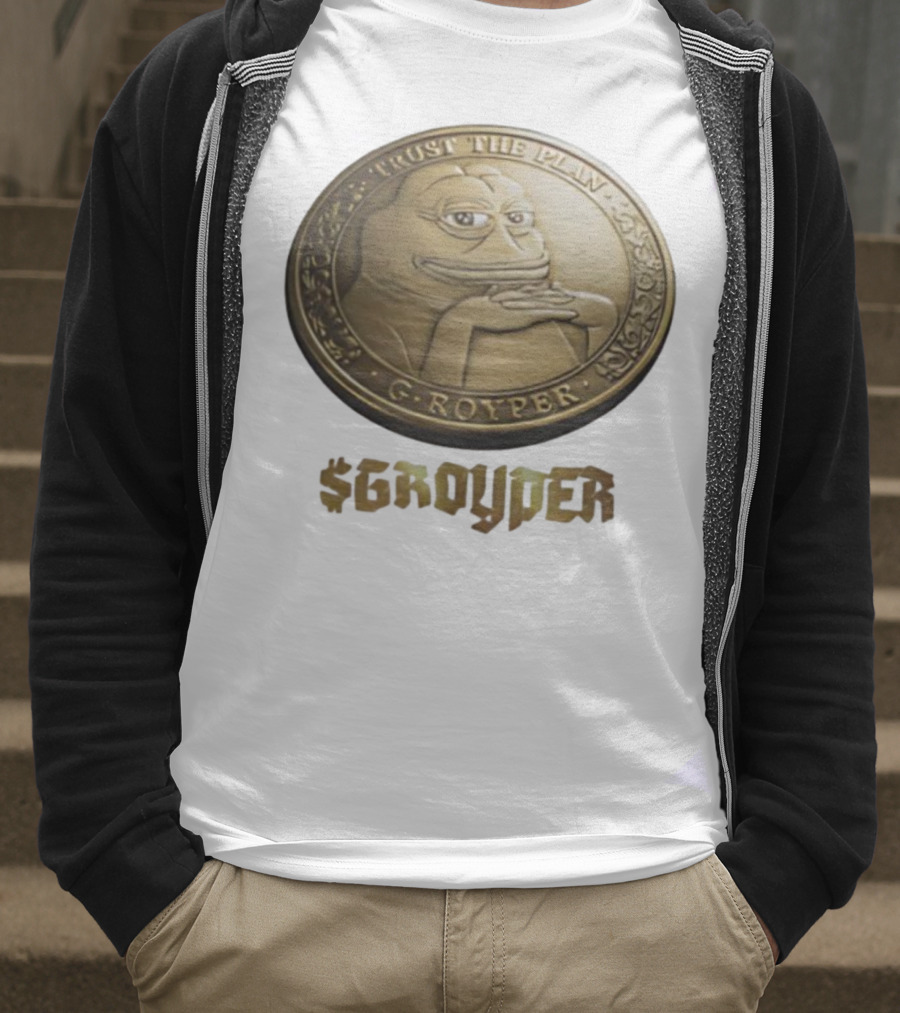 Pepe Frog Trust The Plan Groyper Coin T-Shirt