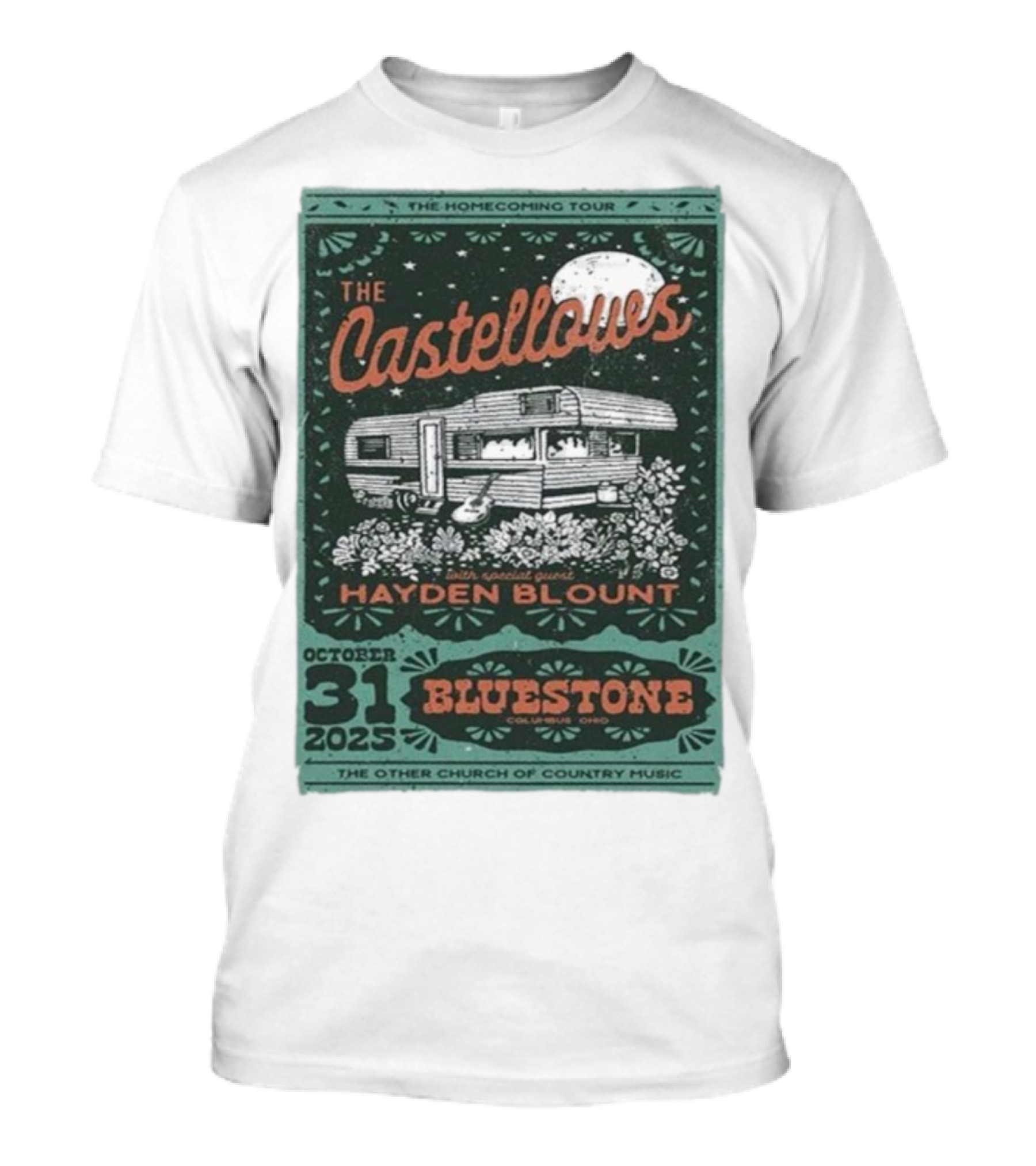The Castellows Homecoming Tour Hayden Blount Bluestone Columbus October 31 2025 T-Shirt