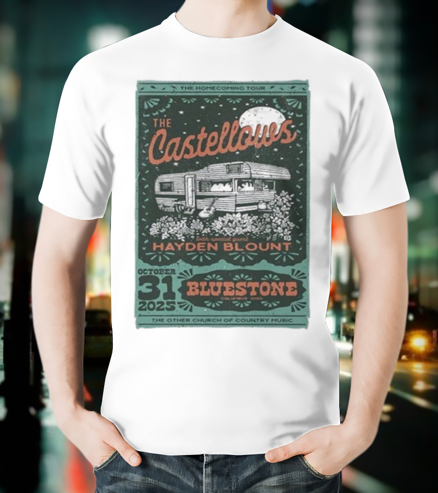 The Castellows Homecoming Tour Hayden Blount Bluestone Columbus October 31 2025 T-Shirt