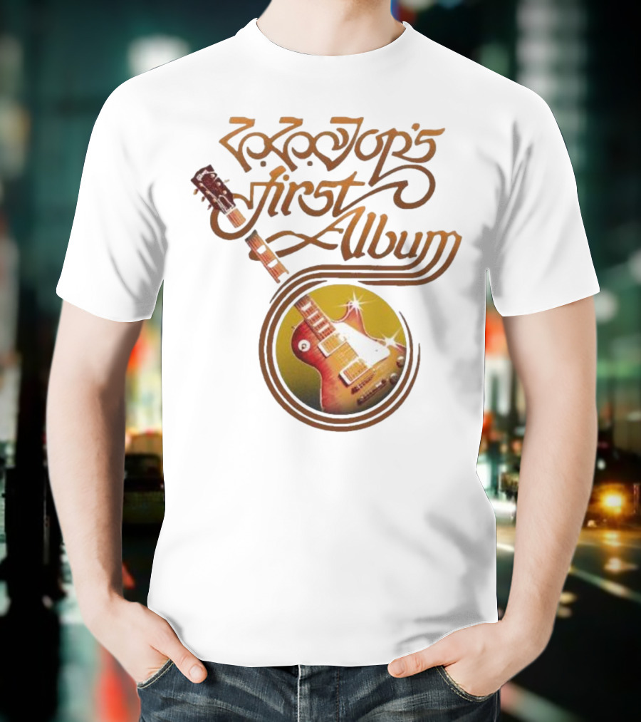 ZZ Top's First Album Guitar Art Retro Style T-Shirt