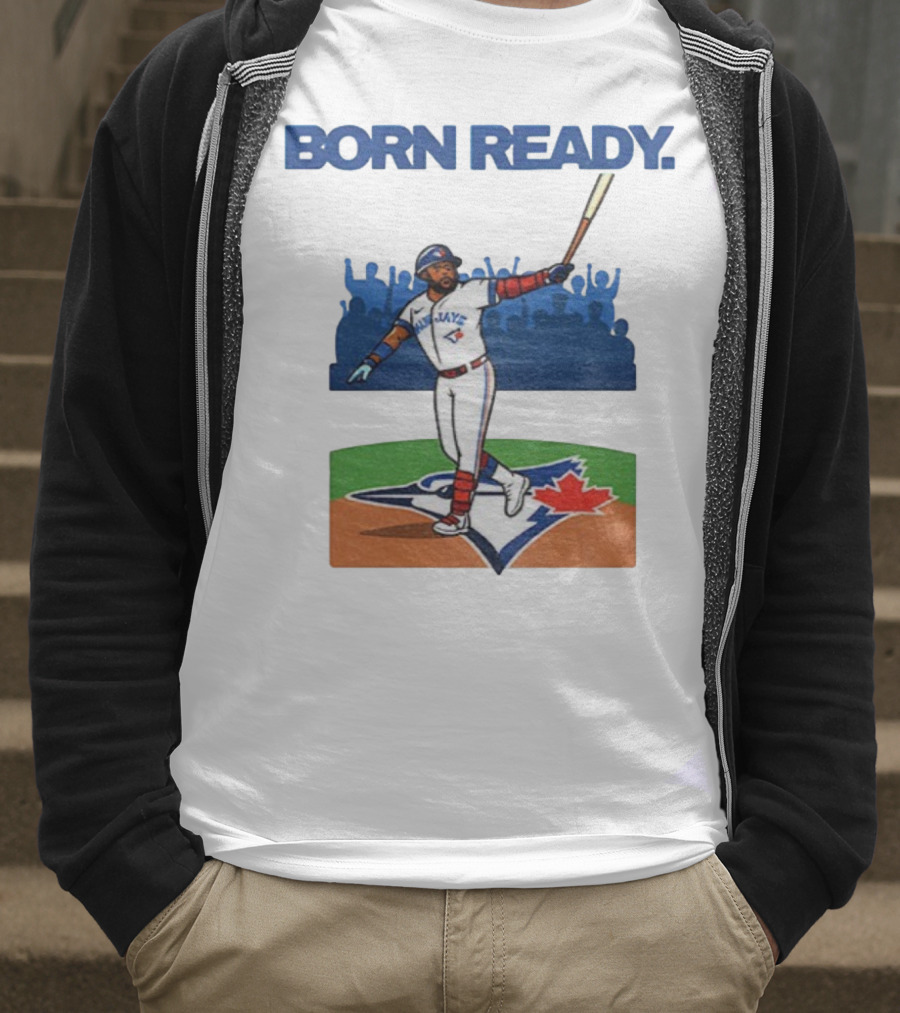 Vladimir Guerrero Jr. Born Ready Toronto Blue Jays MLB Baseball Player T-Shirt