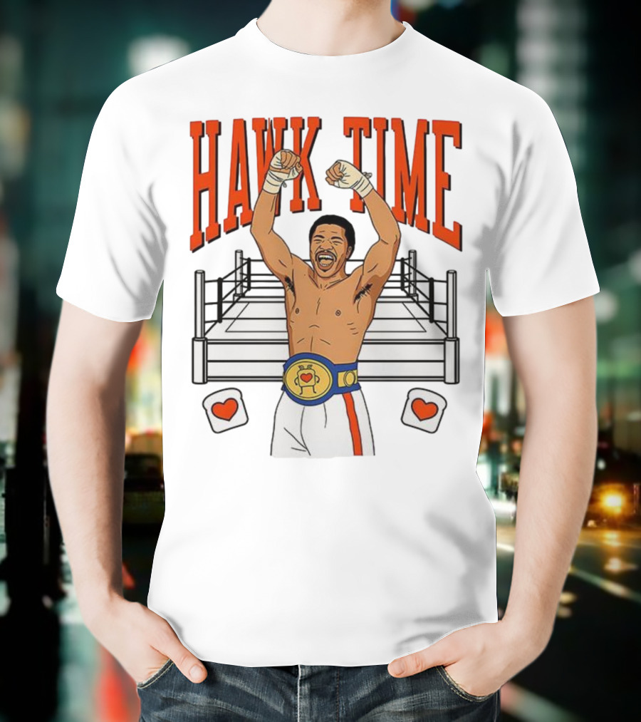 Hawk Time Aaron Pryor Champion Boxer Ring Victory T-Shirt