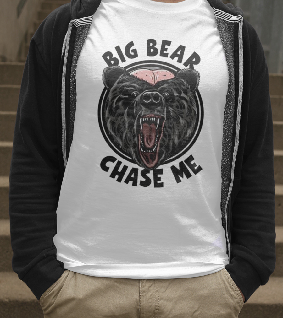 Big Bear Chase Me Bald-Headed Bear Of Claire County T-Shirt