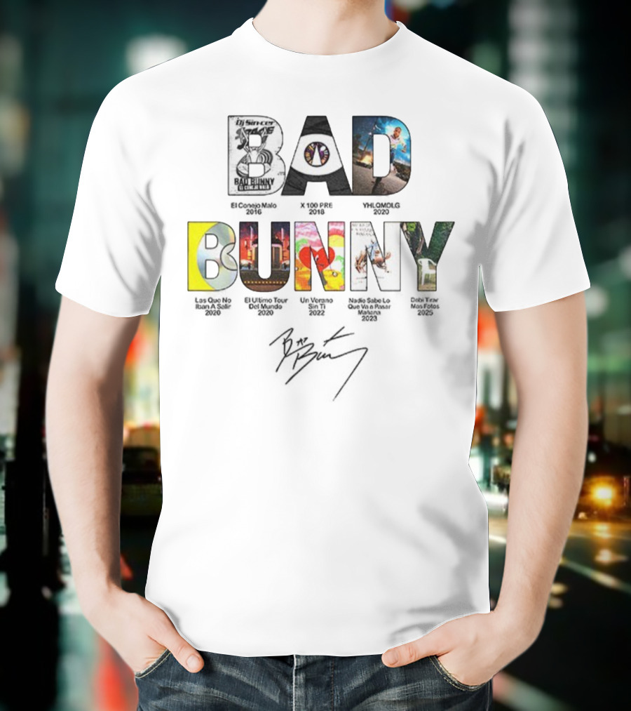 Benito Bowl Bad Bunny Iconic Signature DJ Sinoc Lyrics Event 2023 T-Shirt