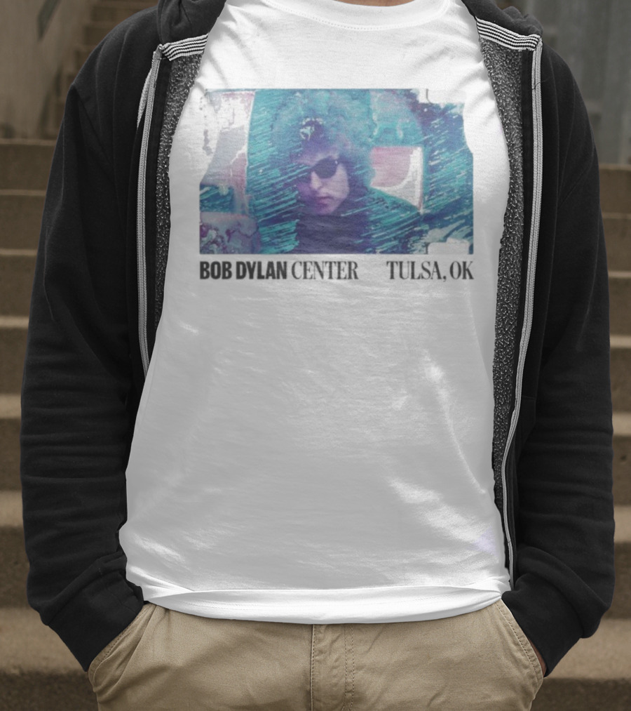 Bob Dylan Europe 1966 Tulsa OK Tour Vintage Style Photo T-Shirt