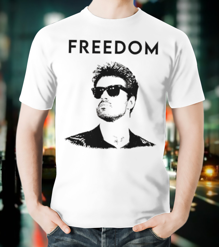 George Michael Freedom Retro Tribute T-Shirt