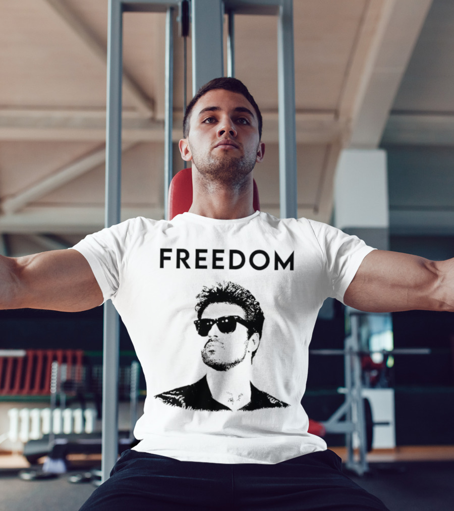George Michael Freedom Retro Tribute T-Shirt
