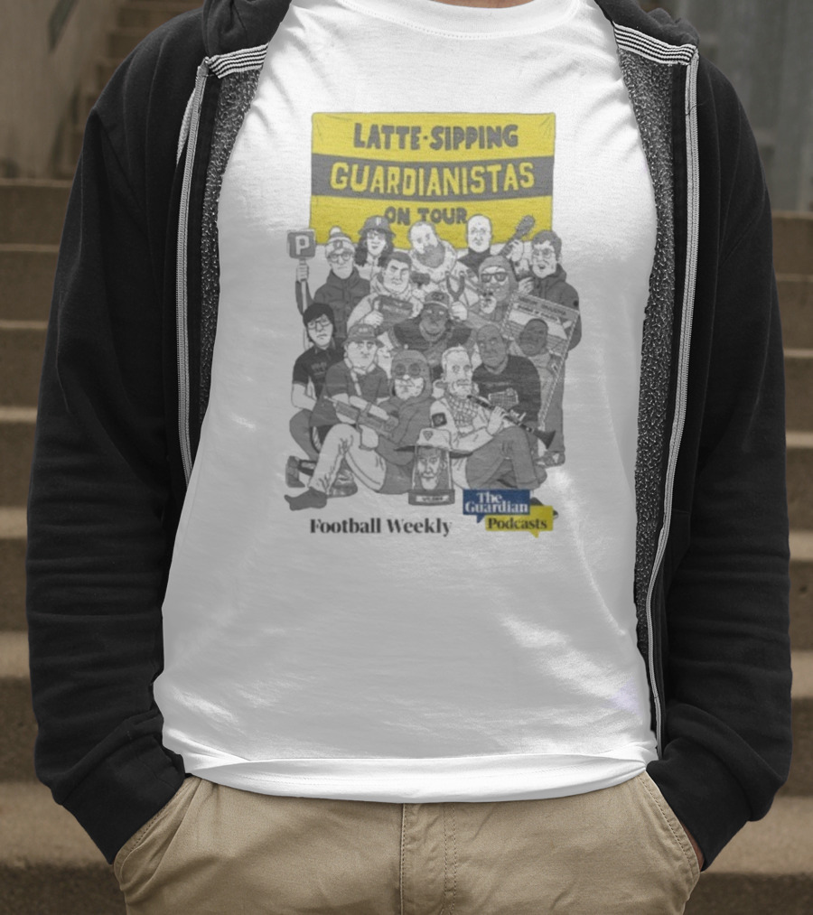 Latte-Sipping Guardianistas On Tour Football Weekly The Guardian Podcasts T-Shirt