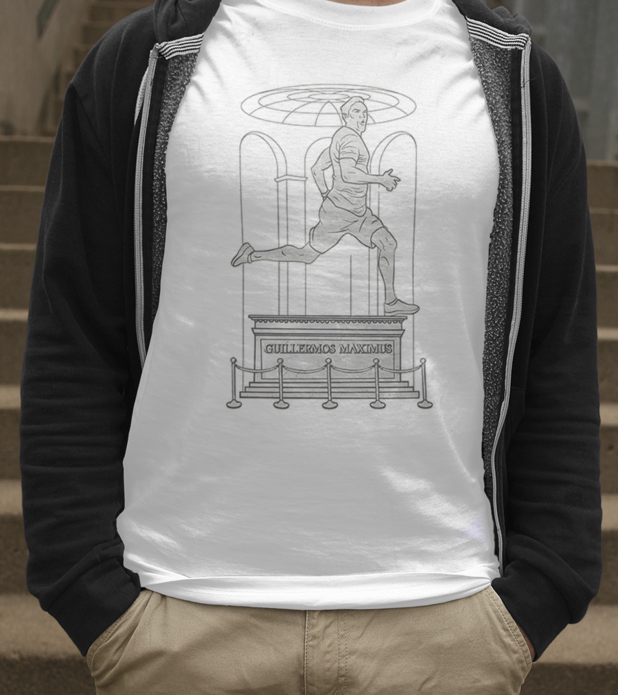 Guillermos Maxiums Running Statue Meme T-Shirt