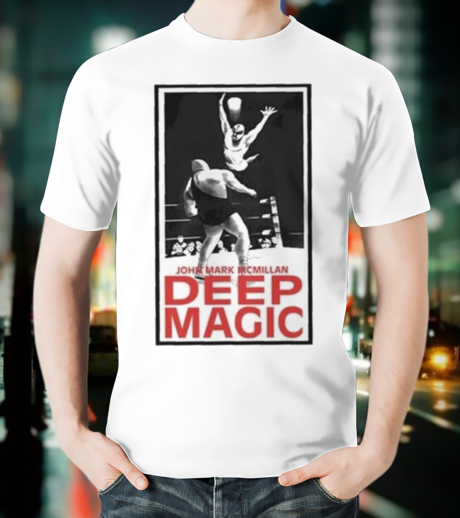 John Mark McMillan Deep Magic Wrestling Illustration T-Shirt