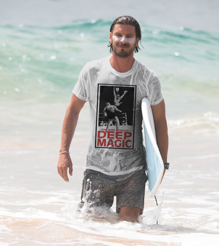John Mark McMillan Deep Magic Wrestling Illustration T-Shirt
