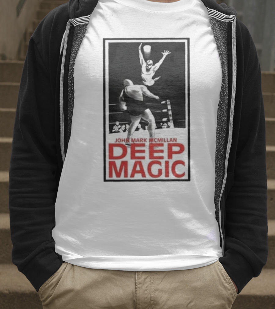 John Mark McMillan Deep Magic Wrestling Illustration T-Shirt