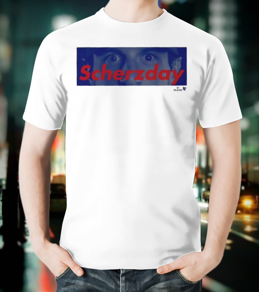 Max Scherzer Scherzday Eyes Toronto Blue Jays T-Shirt