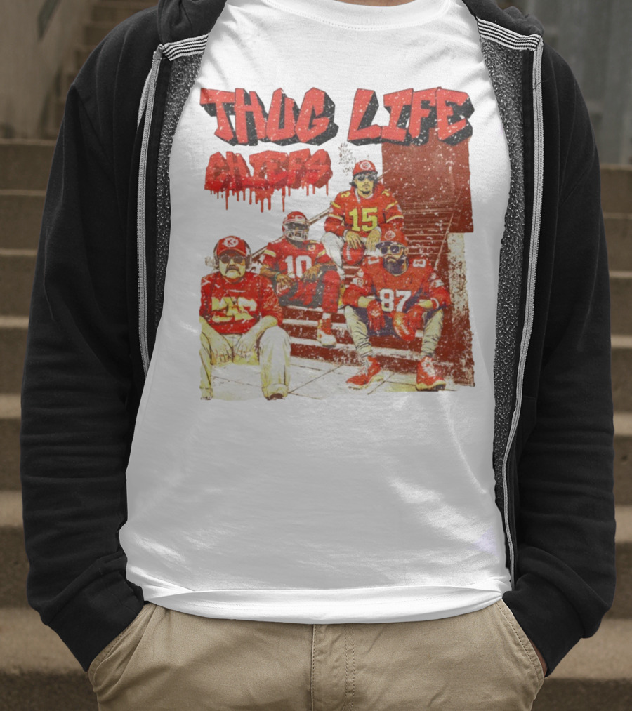 Thug Life Chiefs Kansas City Chiefs NFL Football 2025 T-Shirt