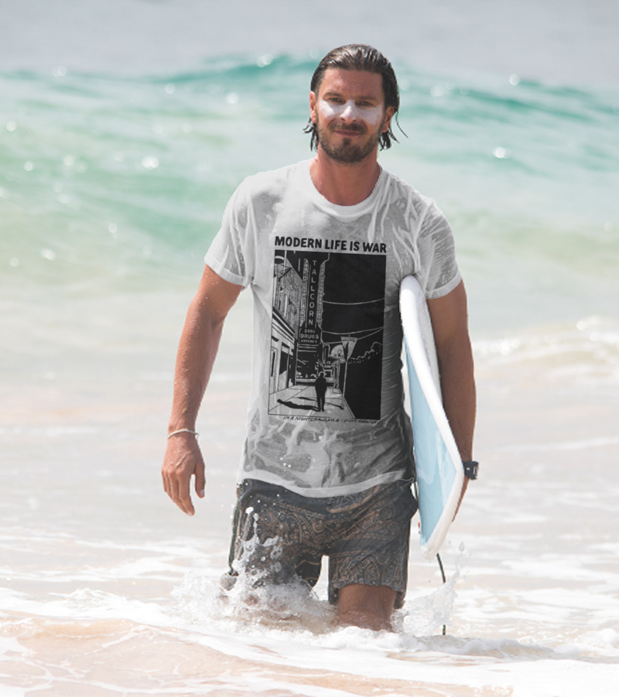 Modern Life Is War Night Crawler Tallcorn Soda Drugs Lunche T-Shirt