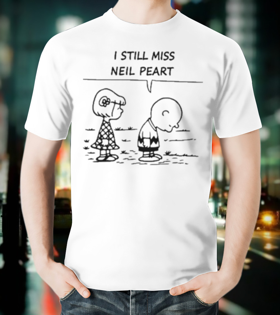 Charlie Brown Lucy Peanuts I Still Miss Neil Peart T-Shirt