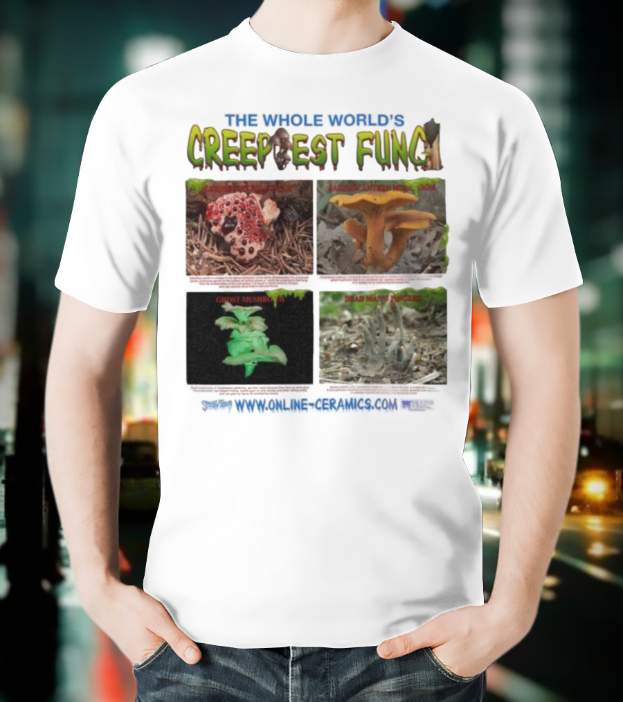 THE WHOLE WORLD'S CREEPIEST FUNG DEAD MAN'S FINGERS BLEEDING TOOTH MUSHROOM理念 T-Shirt