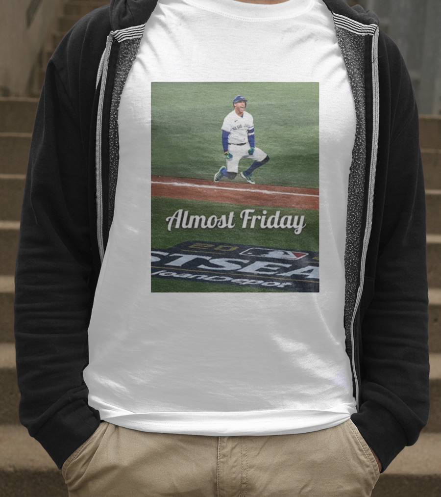 Almost Friday George Springer Jump Toronto Blue Jays Baseball Playoffs T-Shirt