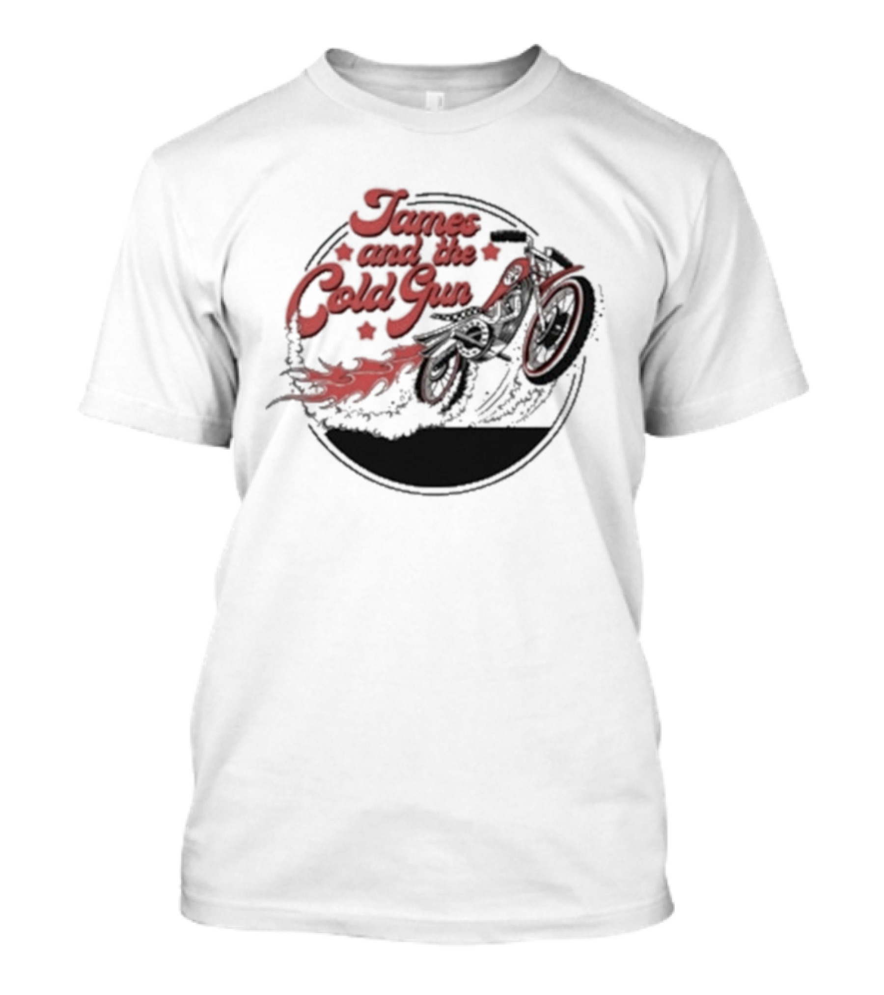 James And The Cold Gun Cut The Breaks Motor Bike T-Shirt