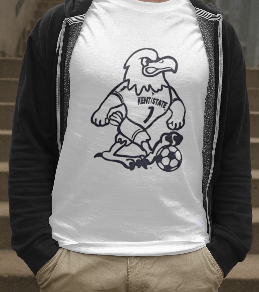 Kent State Eagle Soccer Mascot T-Shirt