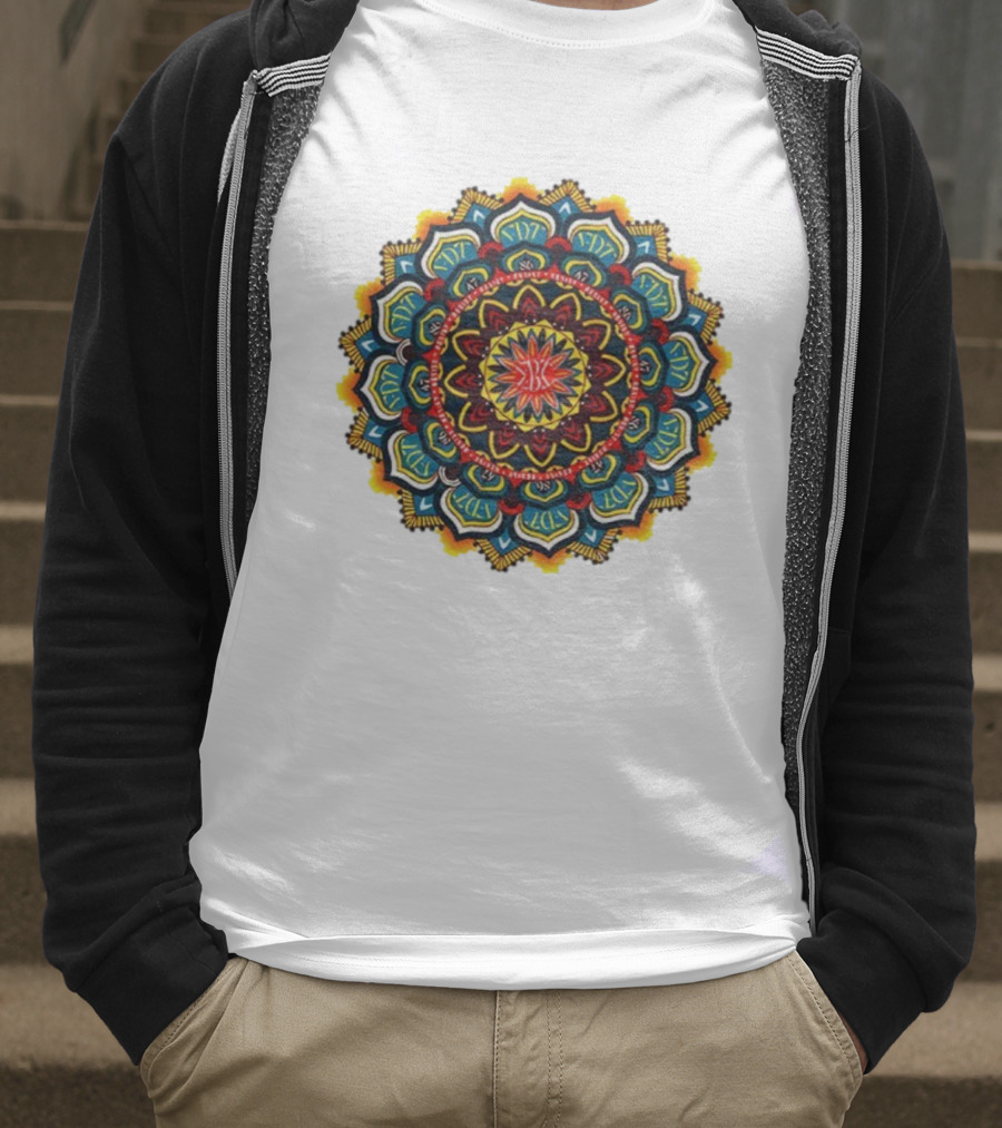 Mandala FDT Anti Trump Feminist Flower Pattern T-Shirt