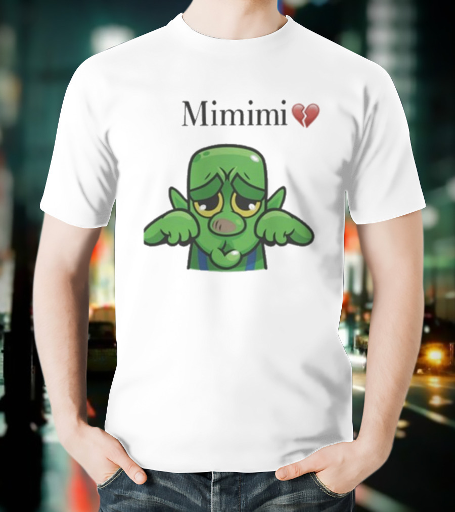 Mimimi Heartbroken Goblin Clash Royale Emojis T-Shirt
