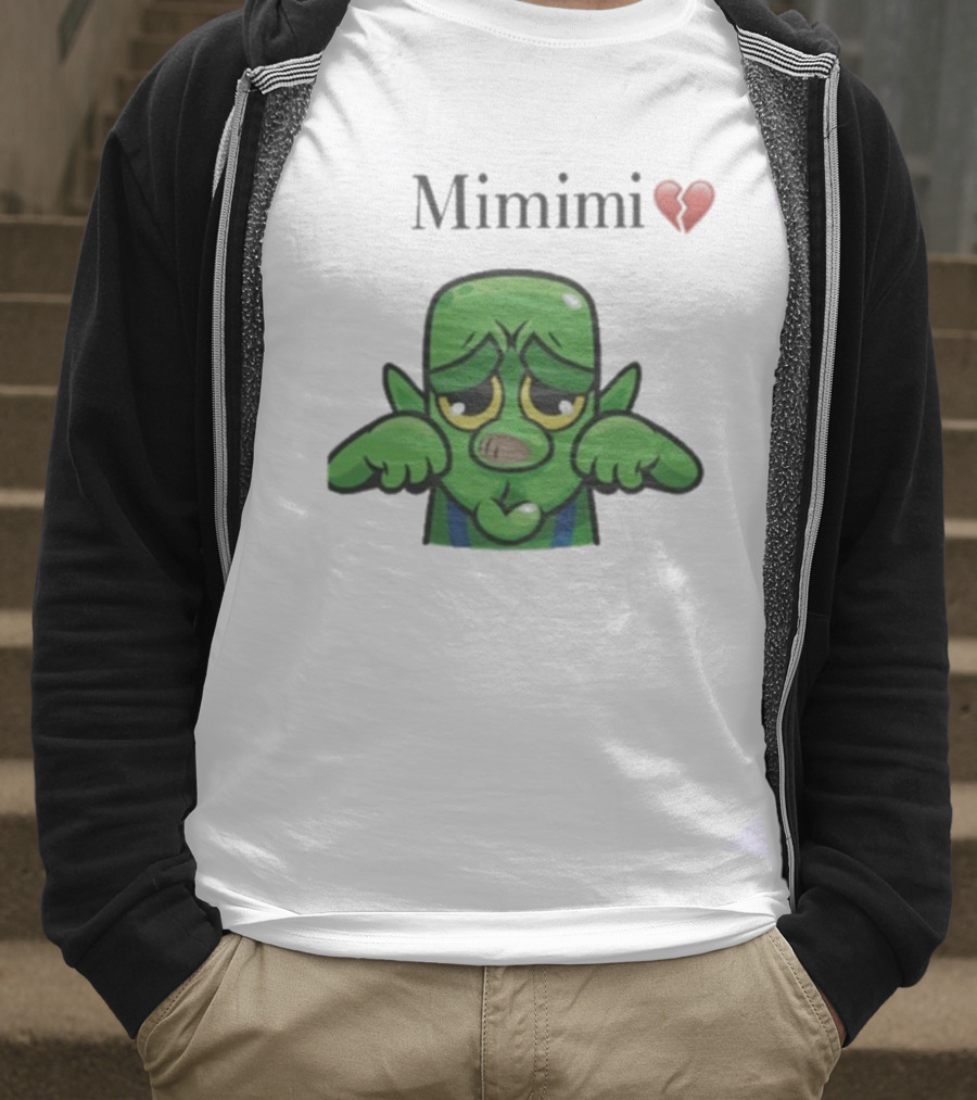 Mimimi Heartbroken Goblin Clash Royale Emojis T-Shirt