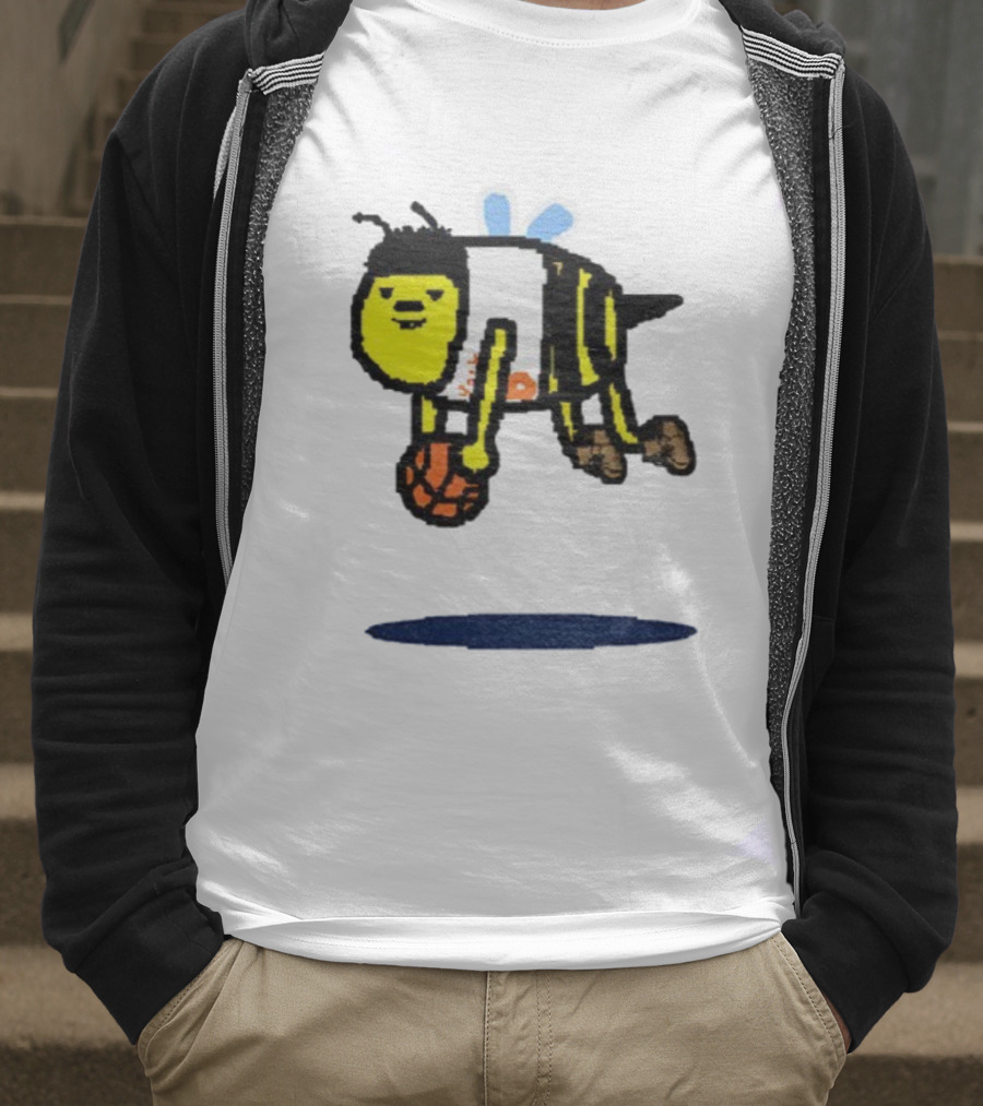 OG Anuno-bee Dribbling Basketball Knicks Paint Style T-Shirt