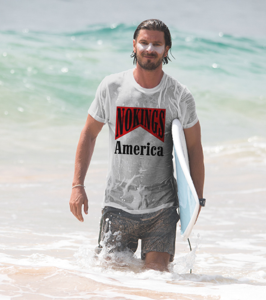 NOKINGS America Medicine Packaging Sarcastic Fashion T-Shirt