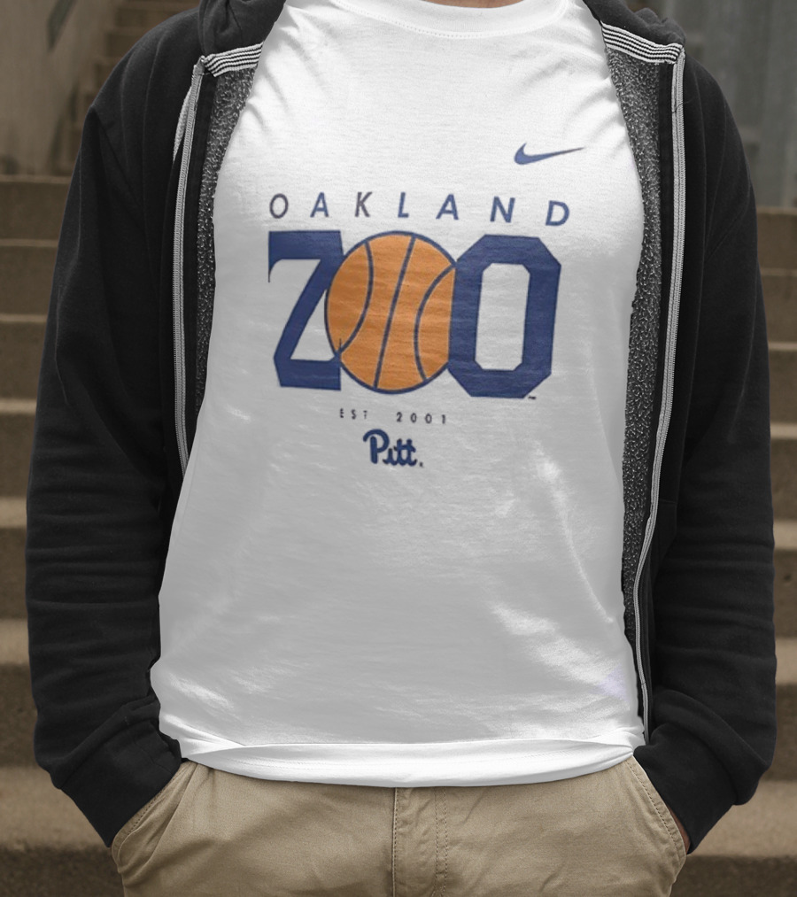 Pitt Oakland Zoo Basketball 2025 Est 2001 Nike T-Shirt