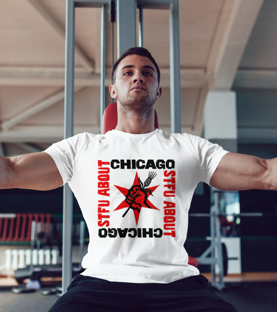 STFU About Chicago Revolution Brewery Star Red Fist T-Shirt