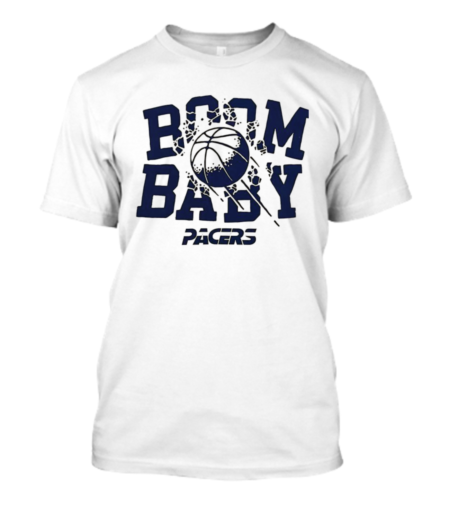 Boom Baby Pacers Basketball Iconic Slogan T-Shirt