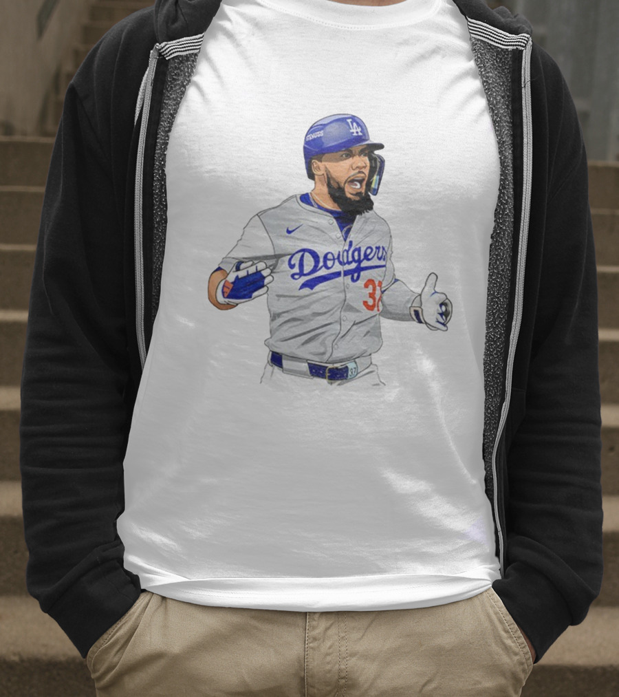 Dodgers Teoscar Hernández Baseball Los Angeles Signature Edition T-Shirt