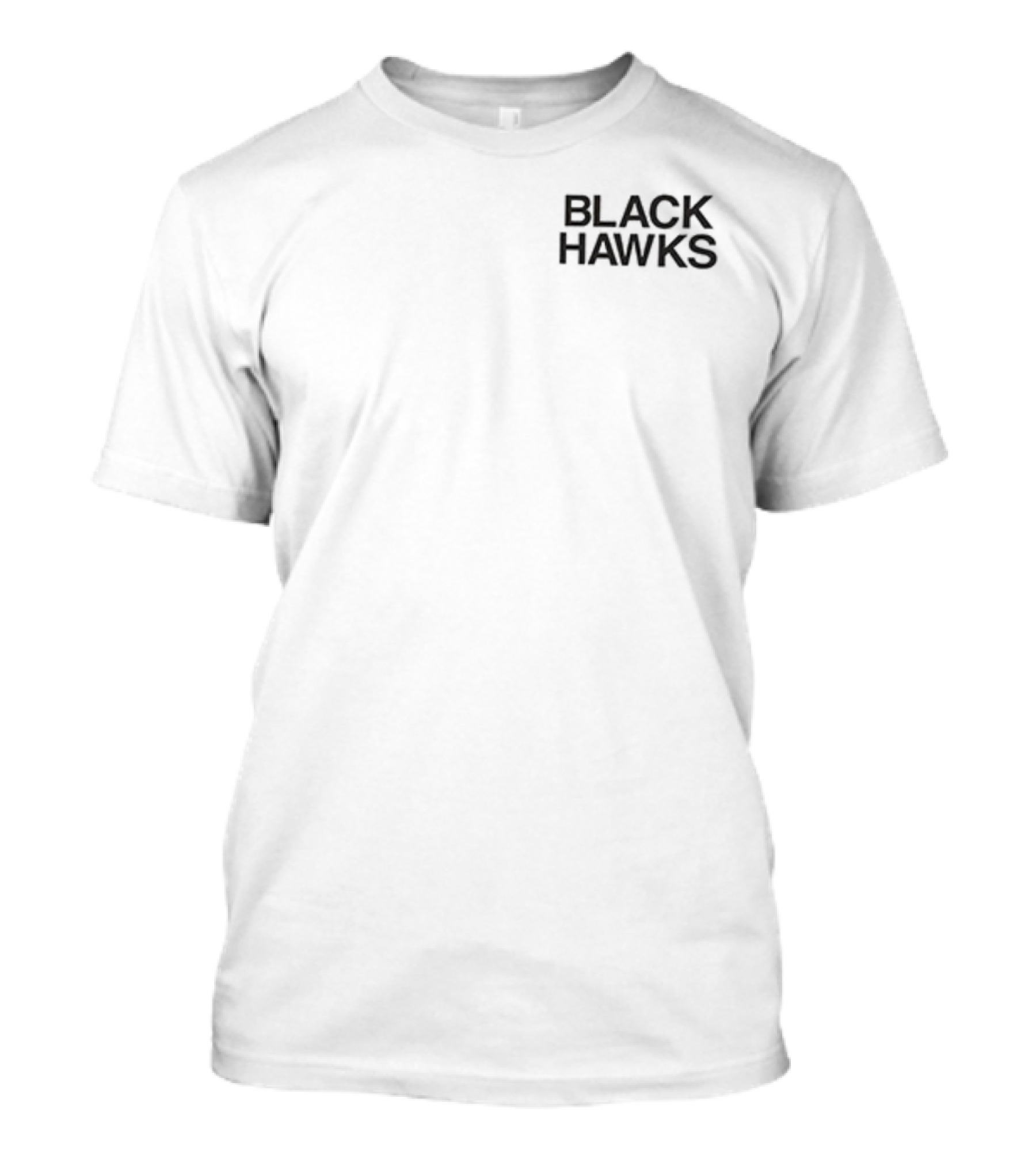 Chicago Blackhawks Vintage Black Hawks History T-Shirt
