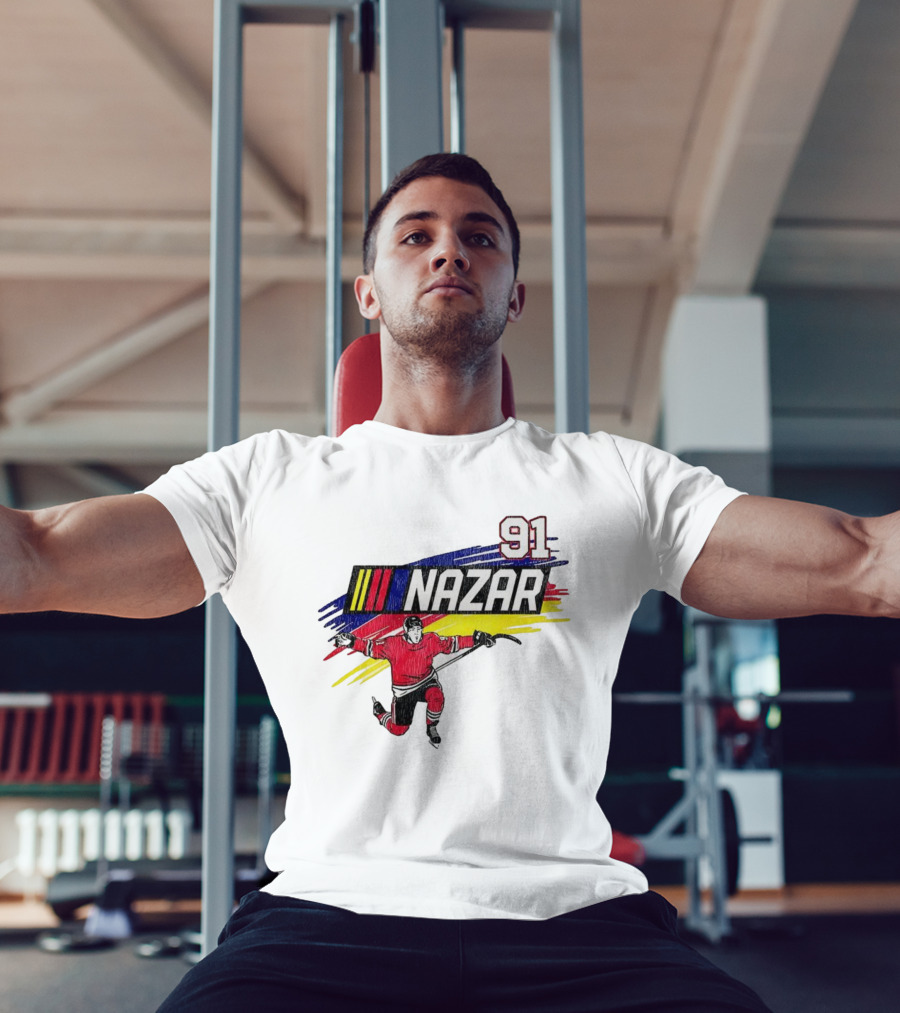 Chicago Blackhawks Nazar 91 Hockey Team Player Sportswear T-Shirt