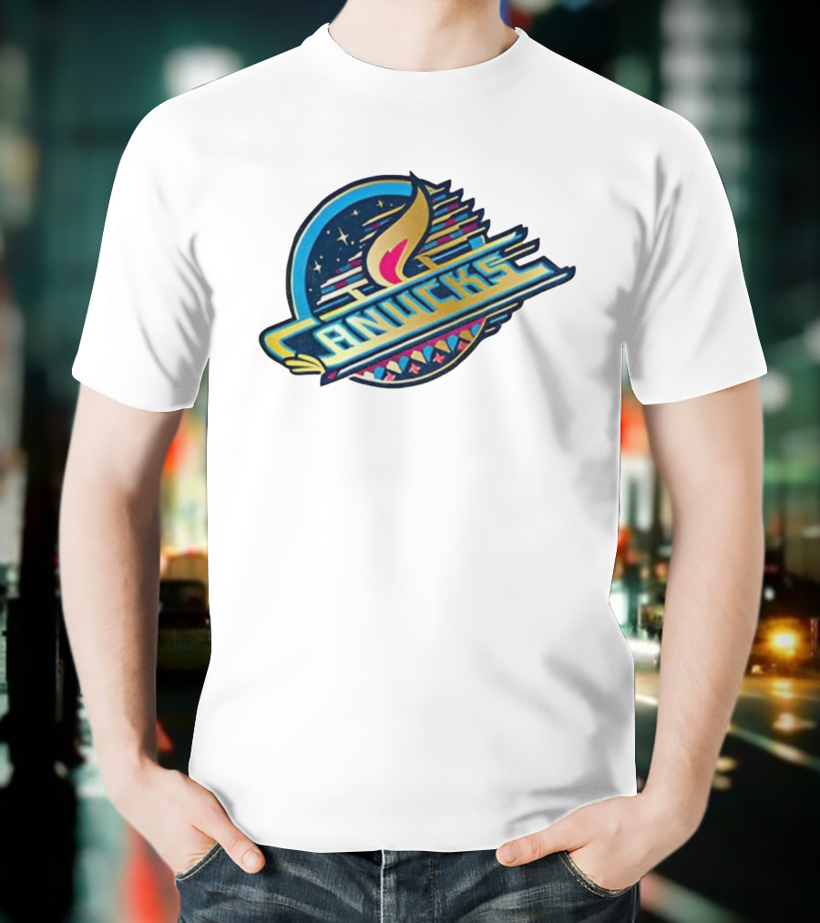 Vancouver Canucks Diwali Celebration NHL Hockey Fan Apparel T-Shirt