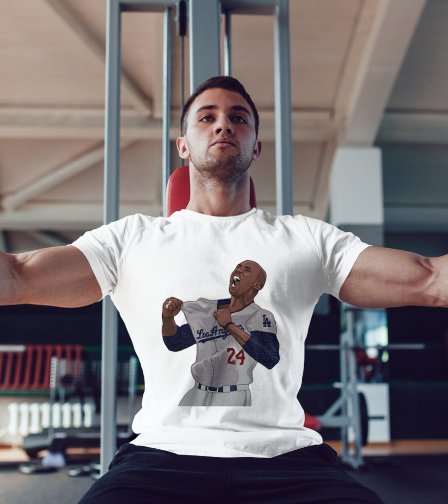 Los Angeles Mamba 24 Dodgers Iconic Tribute T-Shirt