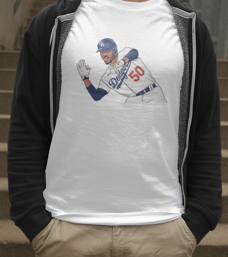 Mookie Betts Dodgers 50 Los Angeles Baseball MLB T-Shirt