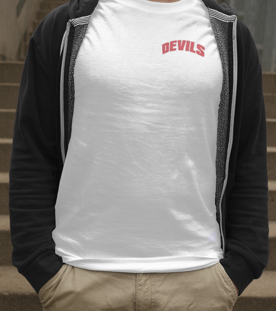 New Jersey Devils Vintage History Team Retro Style T-Shirt