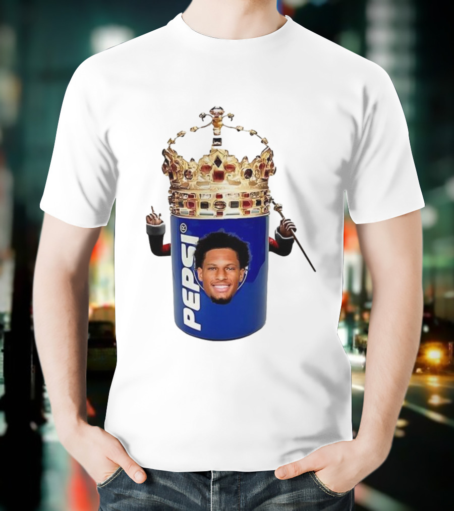 Oronde Gadsden Pepsi Crown Los Angeles Chargers King Parody T-Shirt