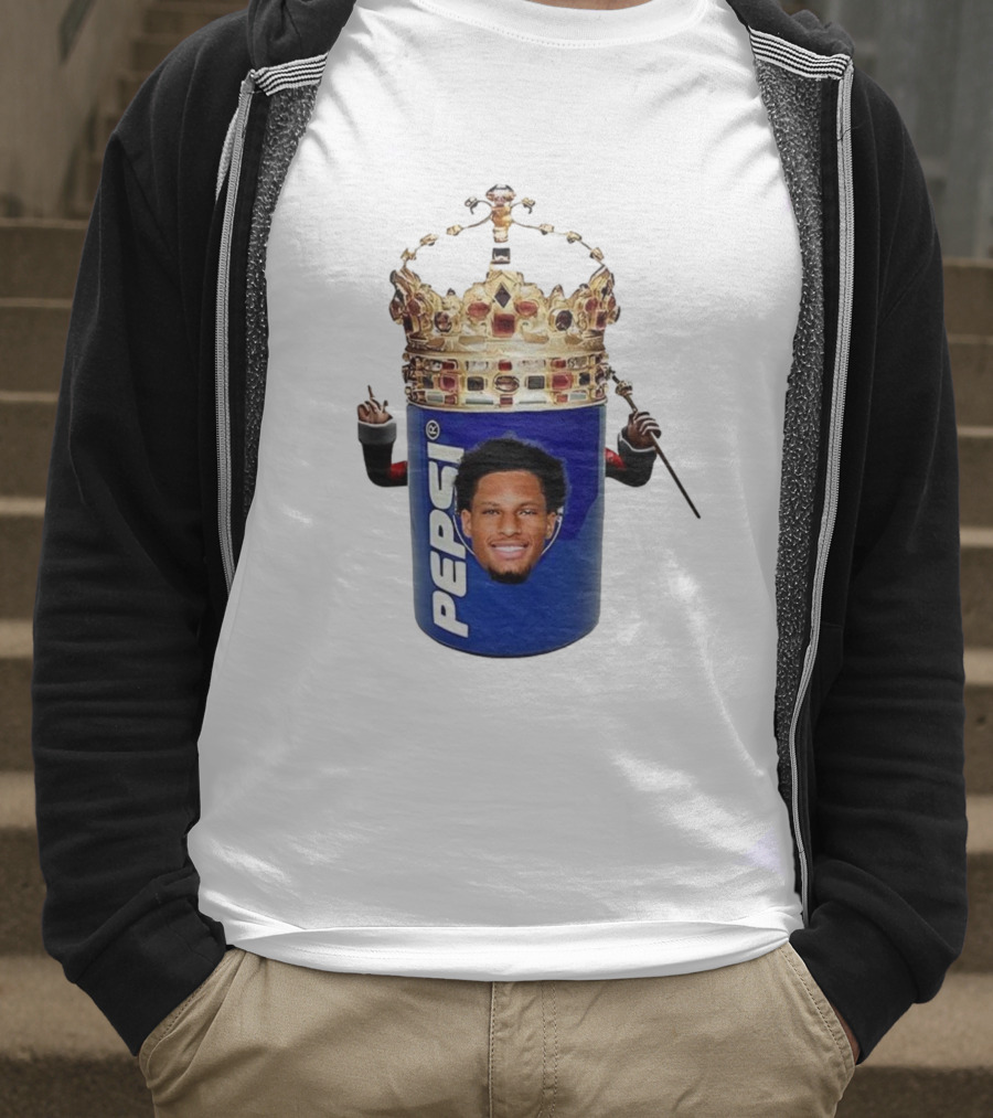 Oronde Gadsden Pepsi Crown Los Angeles Chargers King Parody T-Shirt