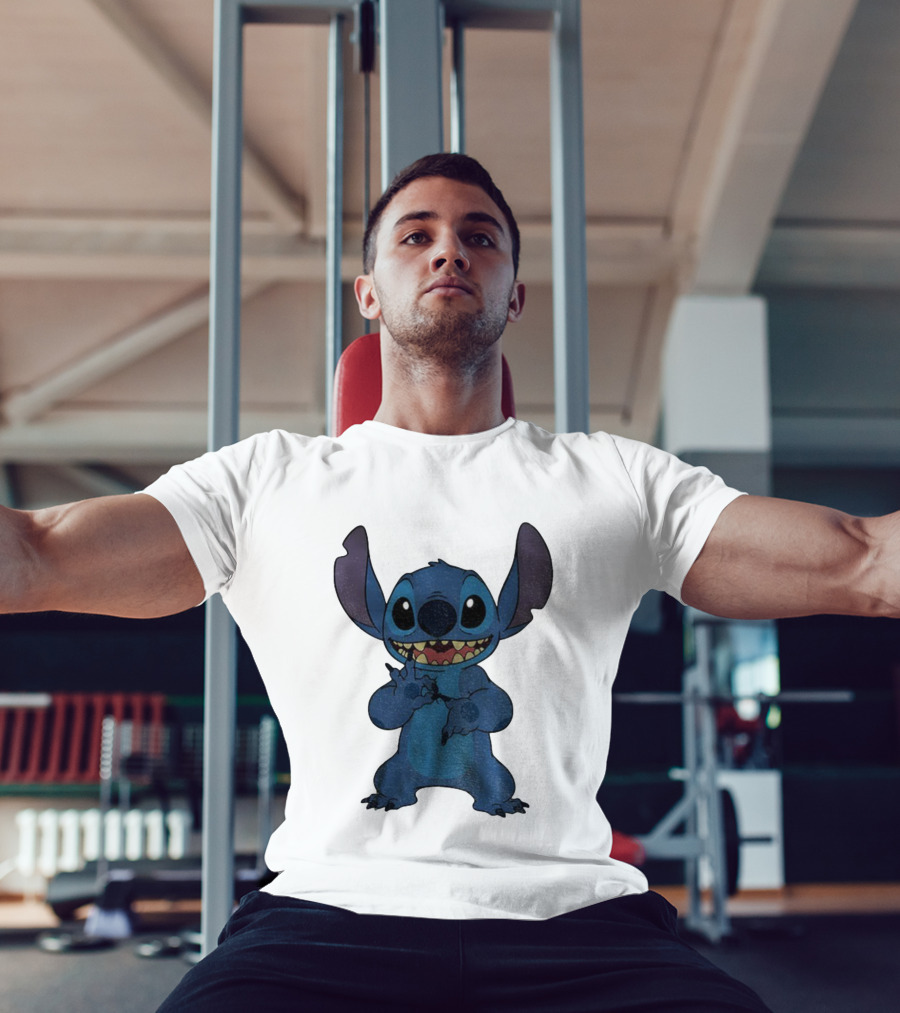 Six Seven 6 7 Meme Funny Stitch Hands Character T-Shirt