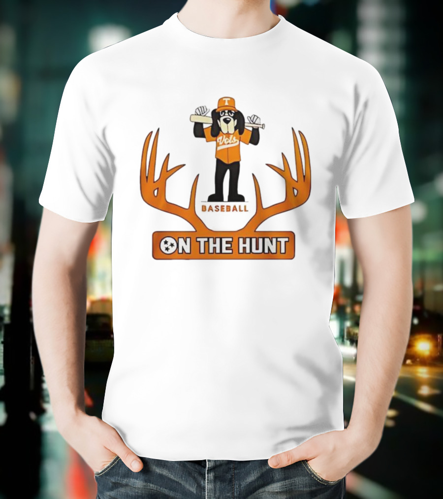 Tennessee Volunteers Baseball Vols On The Hunt T-Shirt