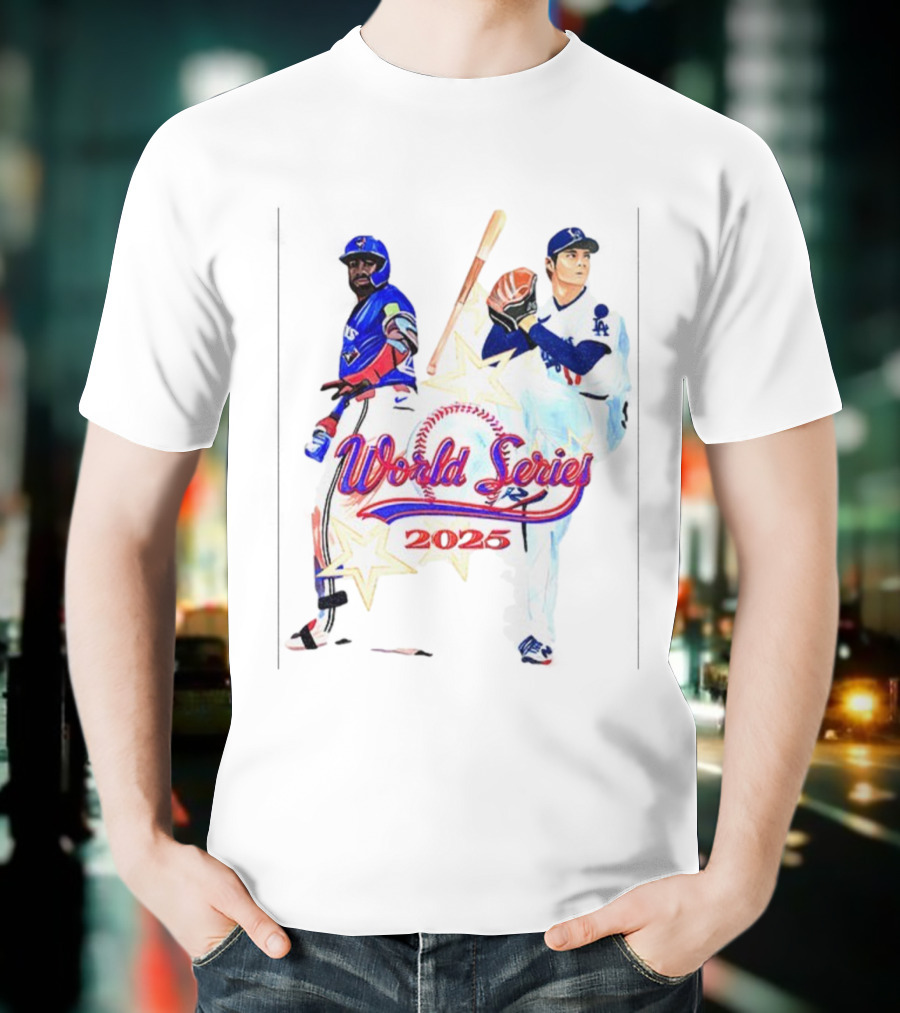 Vladdy Guerrero Jr Shohei Ohtani 2025 World Series Matchup T-Shirt