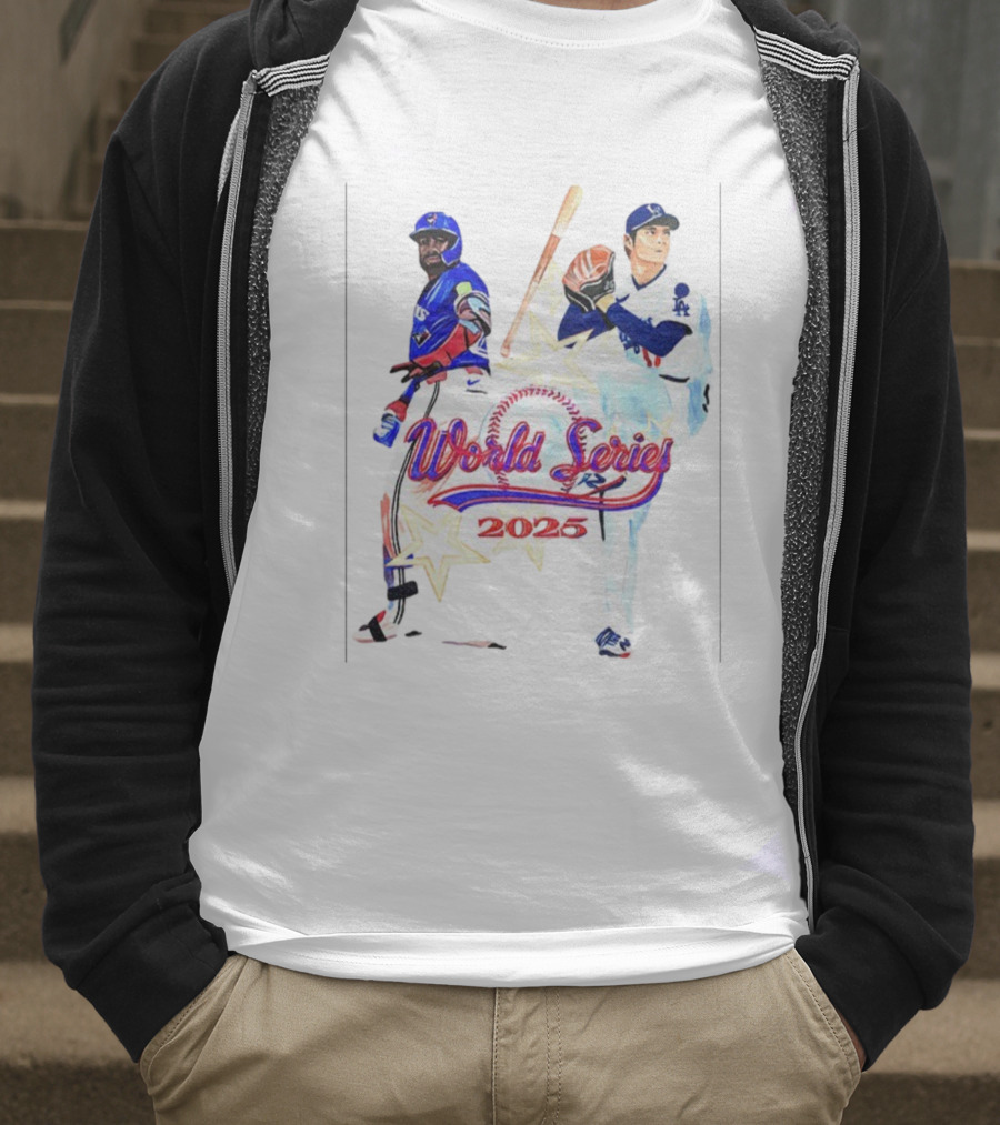 Vladdy Guerrero Jr Shohei Ohtani 2025 World Series Matchup T-Shirt