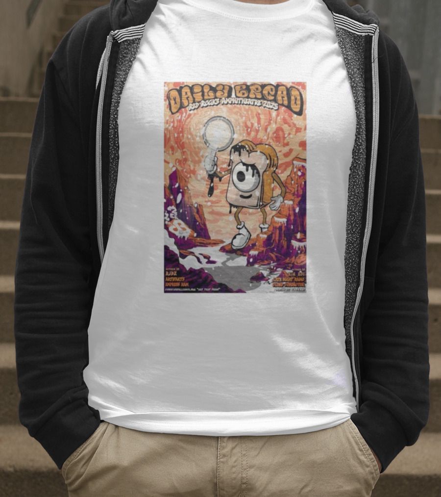 Daily Bread Red Rocks Amphitheatre 2025 By AJD X Notvcts X Professor Paws Featuring Kll Smth X Not Nope X Mux Mool T-Shirt