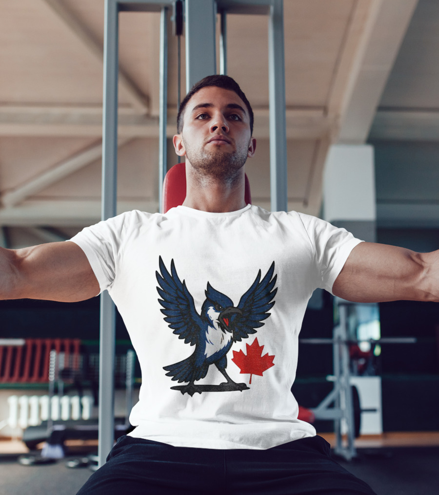Toronto Blue Jays Canadian Blue Jay Go Jays Maple Leaf T-Shirt